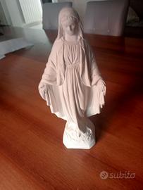 statuetta Madonna in gesso 29 cm