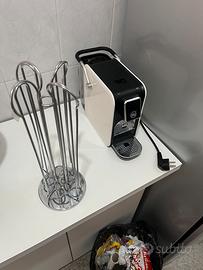Macchina del caffe AROMA VERO + portacapsule inox