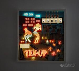 Cornice retroilluminata vetro flipper Gottlieb