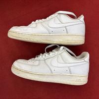 nike Air Force One tutte bianche taglia 43