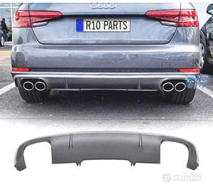 DIFFUSORE AUDI A4 B9 16-19 LOOK S4