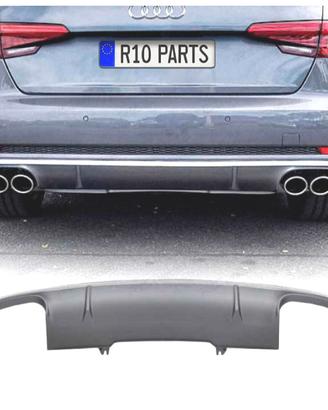 DIFFUSORE AUDI A4 B9 16-19 LOOK S4