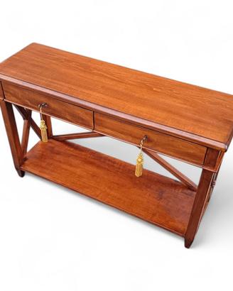 Libreria etagere a giorno con doppio cassetto