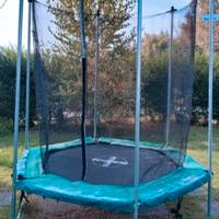 trampolino elastico esagonale 
