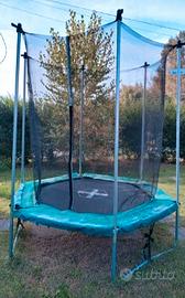 trampolino elastico esagonale 