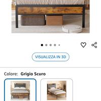 Letto in Metallo 120*200