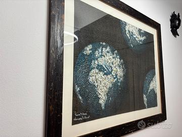 Quadro ti ascolto terra di luciana vettorel