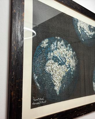 Quadro ti ascolto terra di luciana vettorel
