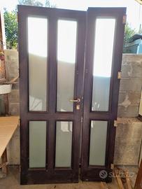 Portone legno\vetro