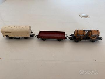 3 carri merci Märklin H0 vintage 4503 4508 4510