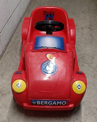 macchina a pedali per bambini con adesivi ATALANTA