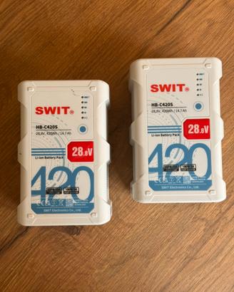 2x Swit Batteria V-mount 500W - HB-C420S