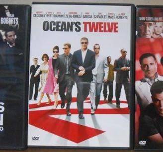 DVD Ocean Eleven Twelve Thirteen trilogia