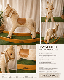 Cavallino a dondolo Clairbois – Design vintage pre
