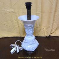 Base lume in vetro opalino