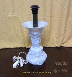 Base lume in vetro opalino