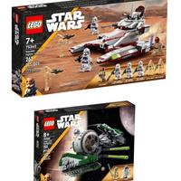 LEGO 75360 Star Wars Yoda's Jedi 75342 Fighter