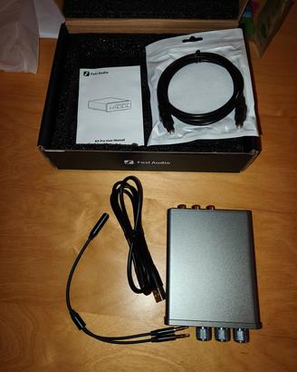 Fosi audio k5 pro DAC + amplificatore eq nuovo