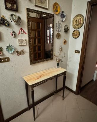 CONSOLLE VINTAGE CON SPECCHIERA ANNI 50/70