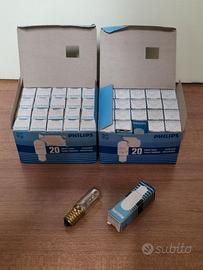 Stock 40 pz. lampadina tubolare e14 130/140v 3c
