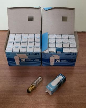 Stock 40 pz. lampadina tubolare e14 130/140v 3c