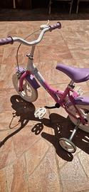 bicicletta bambina con rotelle