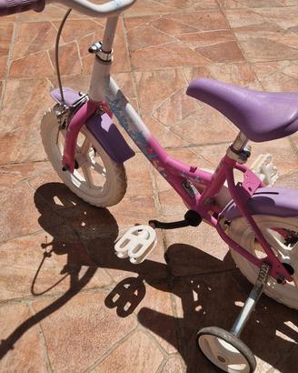 bicicletta bambina con rotelle