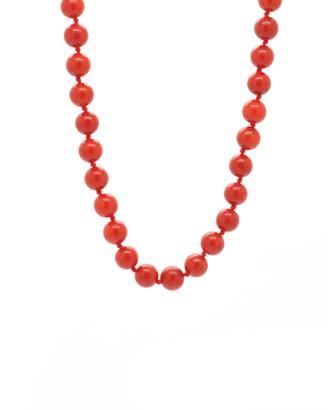 Collana corallo Sardegna con chiusura in oro