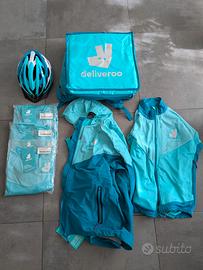 Kit Deliveroo NUOVO completo – zaino + vestiario