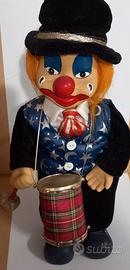 Pagliaccio, giocattolo vintage. Altezza cm 32