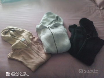 Set di 3maglioni con cappuccio