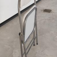 6 Sedie pieghevole bianche