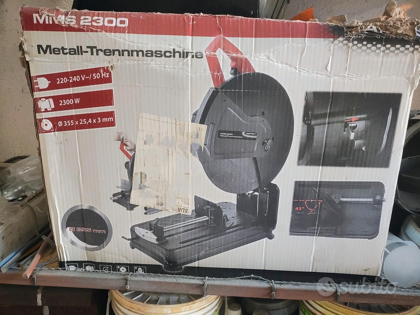 Troncatrice VEVOR 3500 W Per Metallo – Lama A Freddo 355 Mm, Velocità Regolabile 750-1200 Giri/min, Taglio 0-45°