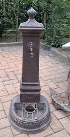 Fontana per giardino in ghisa