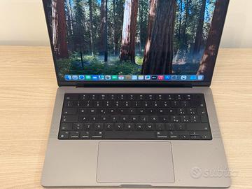 MacBook pro 14 M1 pro 16 RAM 512 ssd