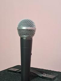 microfono con cavo 