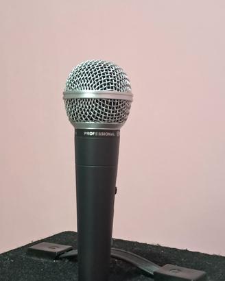 microfono con cavo 