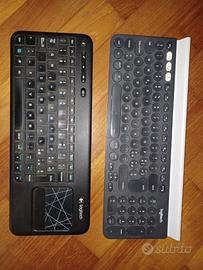 Due tastiere Logitech wireless