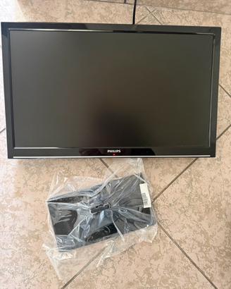 TV/Monitor LED Philips 22” + Staffa Parete + Base