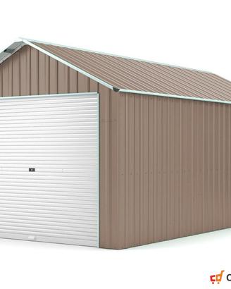 Prefabbricato box cantiere 360x610 cm tortora