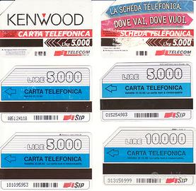 Schede Telefoniche Partendo dagli Anni 90 fino al 