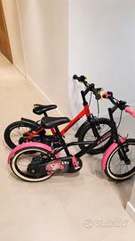 2 bici btwin da bambino/a  , 16 pollici 
