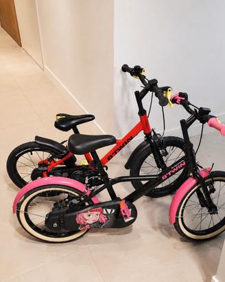 2 bici btwin da bambino/a  , 16 pollici 