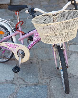 bicicletta da 20 adatta dai 7 ai 12 anni bambina