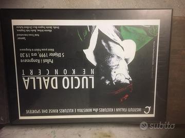 Manifesto Lucio Dalla a Tirana