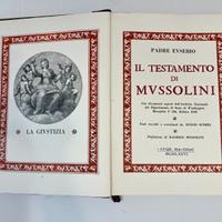 "Il testamento spirituale di Mussolini "