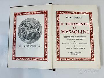 "Il testamento spirituale di Mussolini "