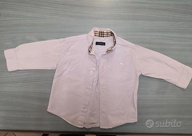 Camicia azzurra BURBERRY bambino