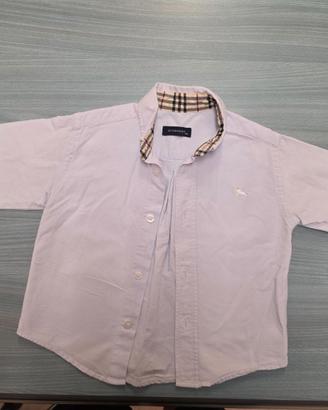 Camicia azzurra BURBERRY bambino
