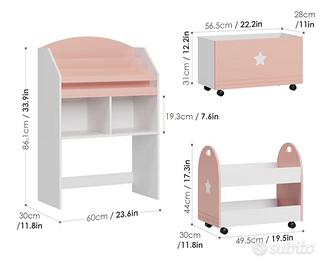 Libreria per bambini - portagiochi